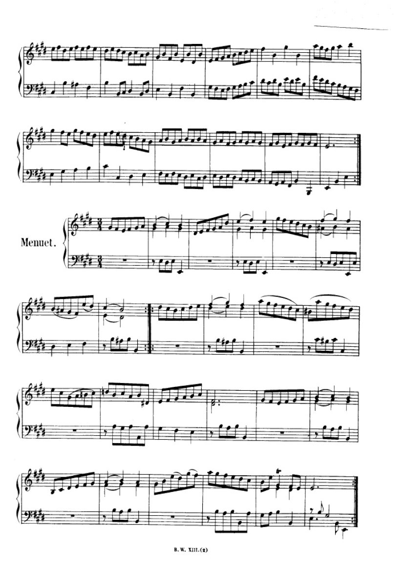 法国组曲 French Suites BWV 812钢琴谱