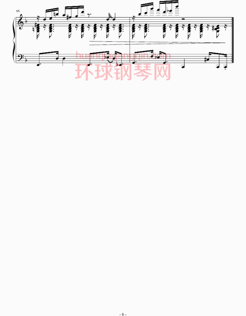 前奏曲与波萨诺瓦钢琴谱