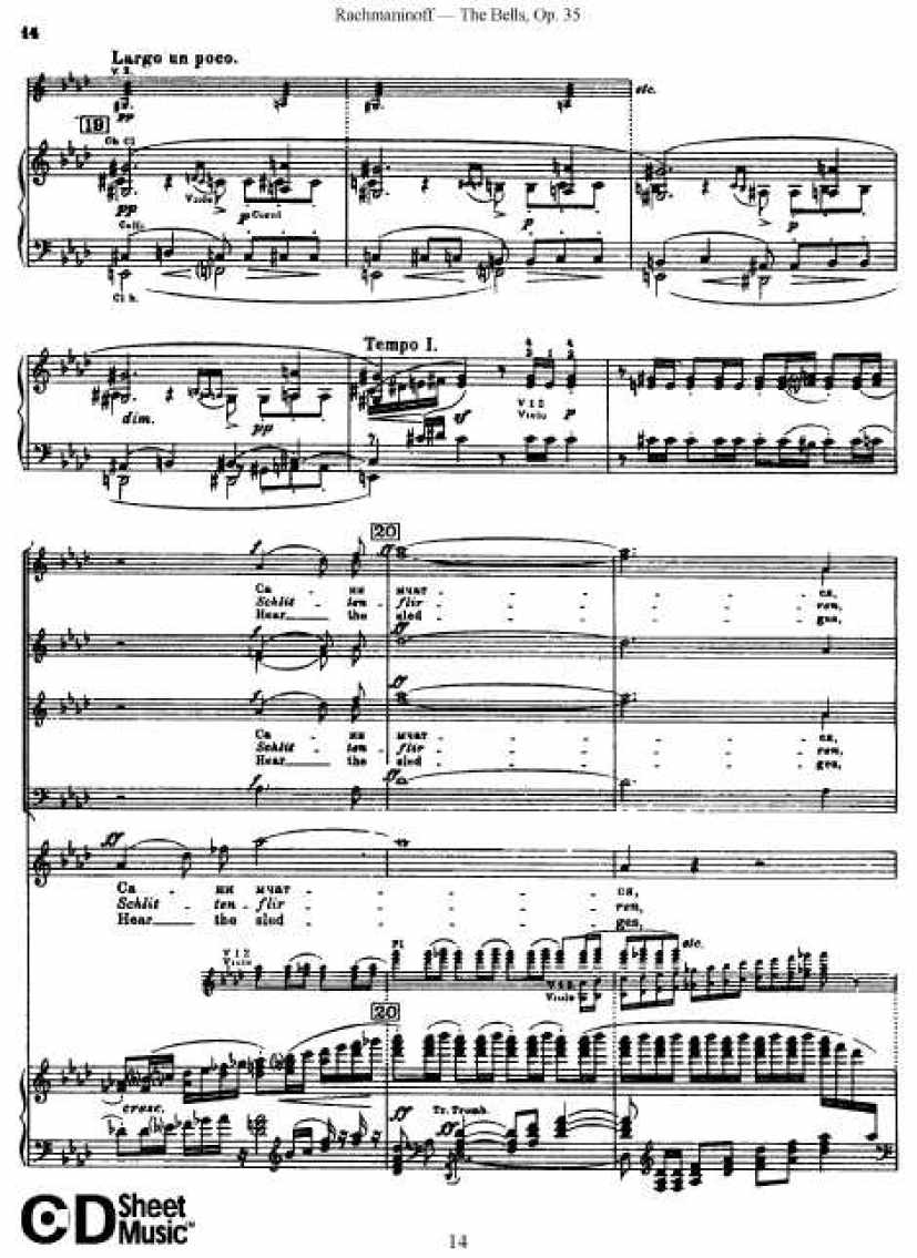 Rachmaninov_op.35_The Bells_vocal钢琴谱