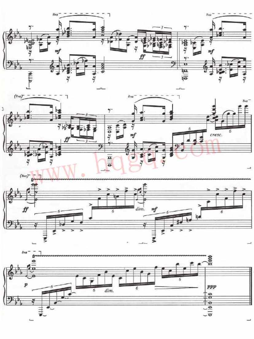 格什温练习曲 Gershwin Etudes钢琴谱