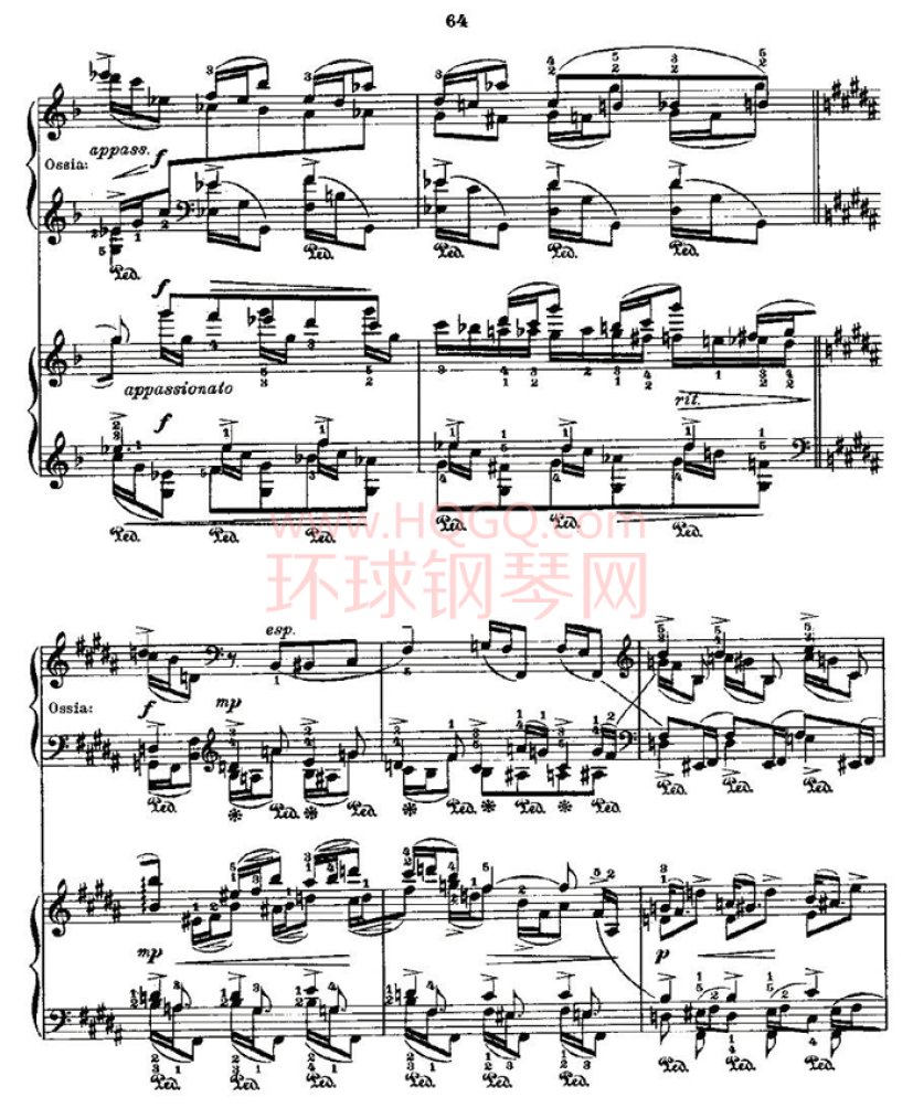 肖邦《练习曲》Fr.Chopin Op.25 No3钢琴谱