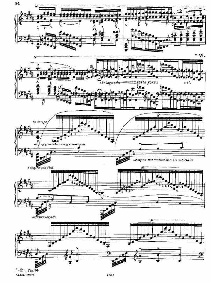 Liszt (Bellini)钢琴谱