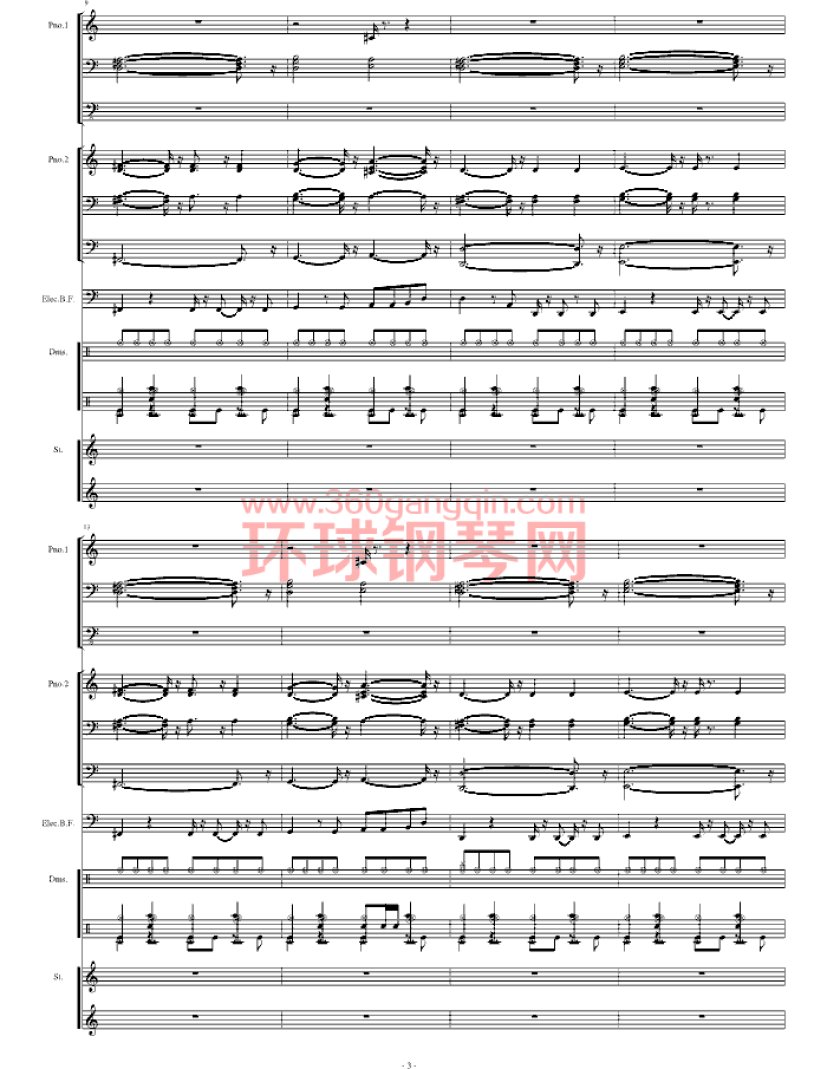 Uptown Girl （Little Band Part）钢琴谱