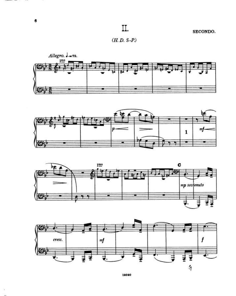 谜的变奏曲 Enigma Variations Op.36 Elgar,4钢琴谱