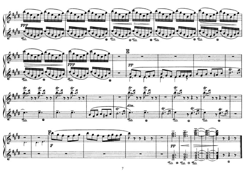 Peer Gynt Suite no.1钢琴谱