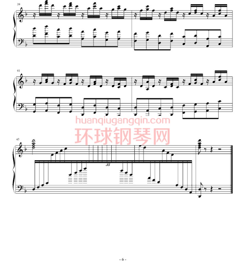 钢琴伴奏即兴练习曲3钢琴谱