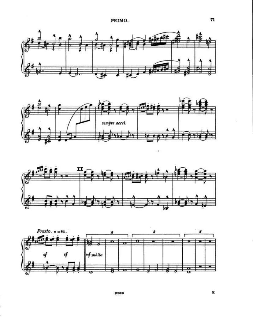 谜的变奏曲 Enigma Variations Op.36 Elgar,4钢琴谱