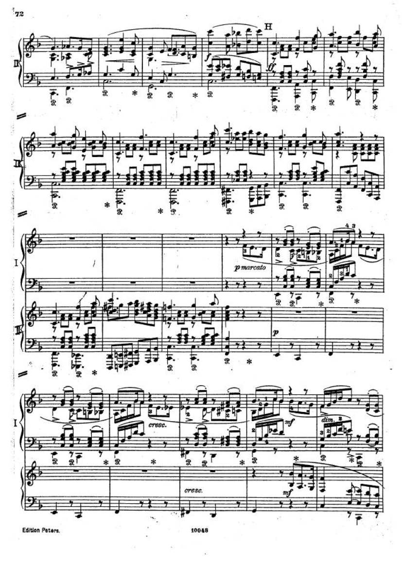 f小调钢琴协奏曲 Piano Concerto in f Minor Op.16钢琴谱