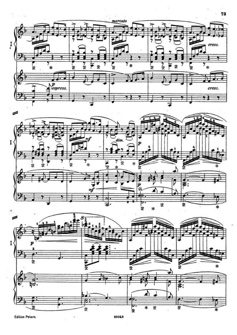 f小调钢琴协奏曲 Piano Concerto in f Minor Op.16钢琴谱