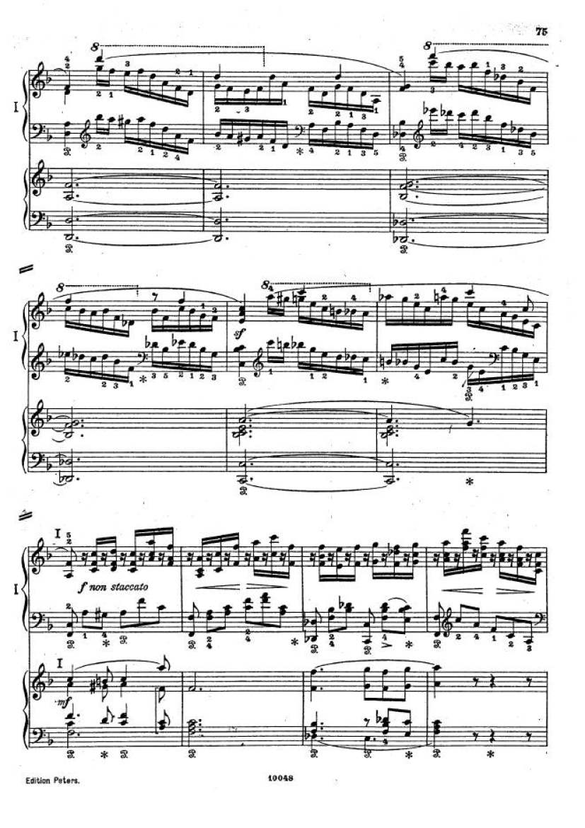 f小调钢琴协奏曲 Piano Concerto in f Minor Op.16钢琴谱