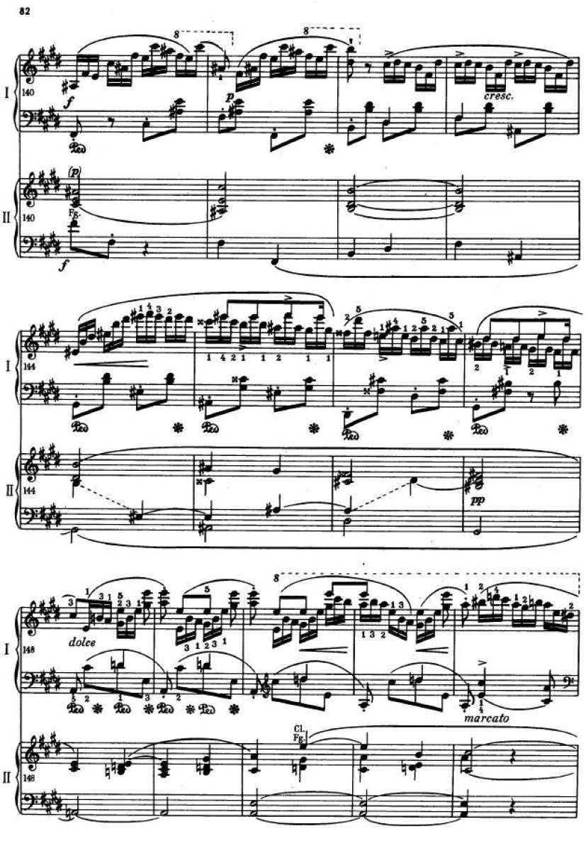 e小调第一钢琴协奏曲 Op.11 Piano Concerto No.1 in e Minor Op.11钢琴谱