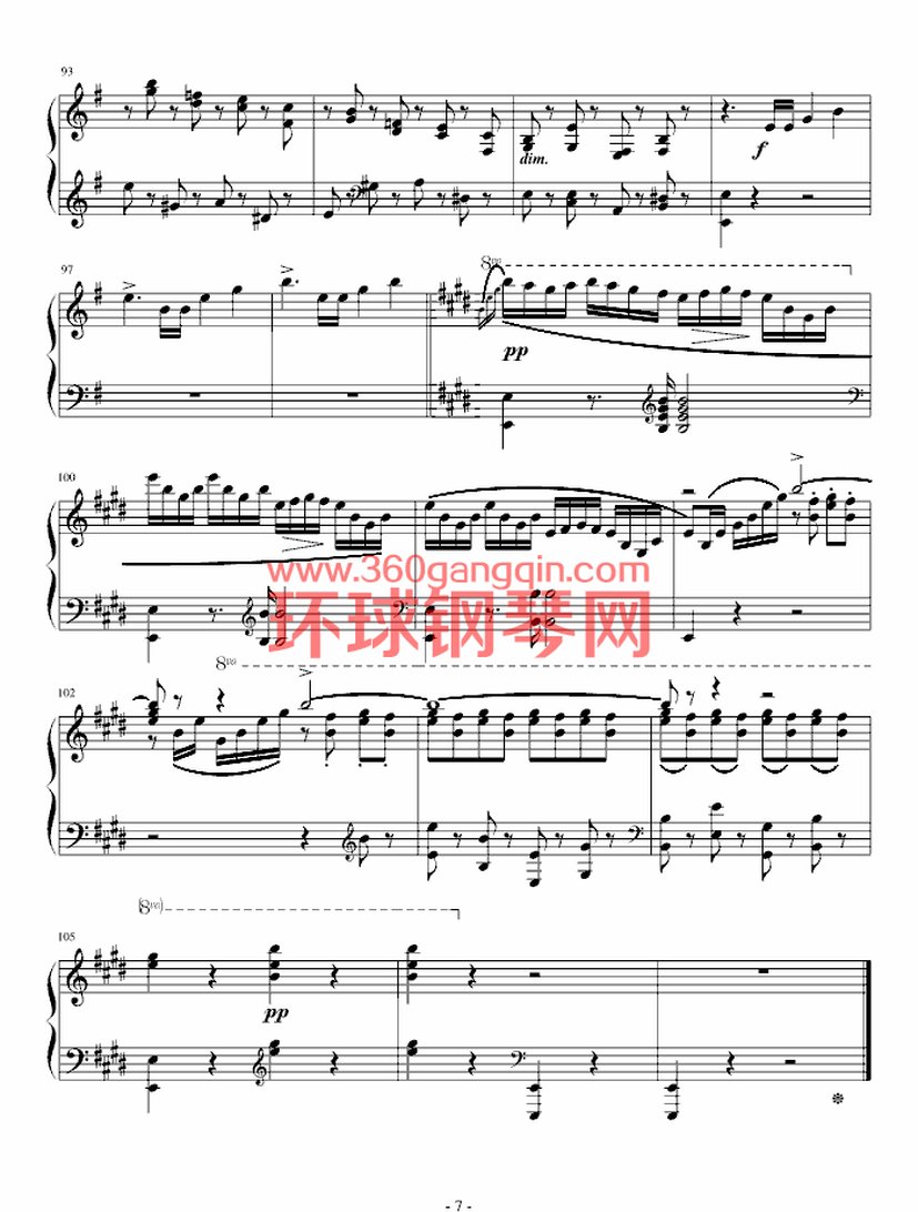 谐谑曲（Op.16 No.2）钢琴谱