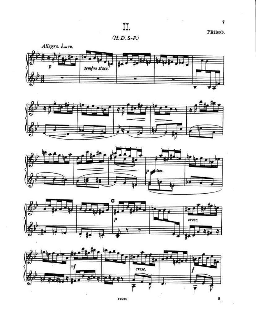 谜的变奏曲 Enigma Variations Op.36 Elgar,4钢琴谱