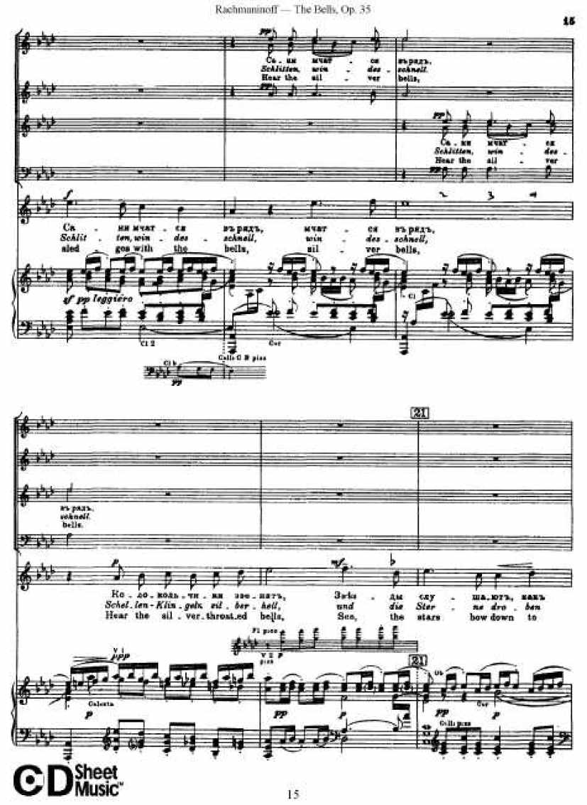 Rachmaninov_op.35_The Bells_vocal钢琴谱