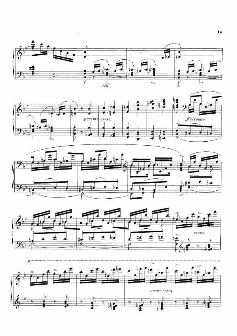 Moszkowski op.1 Scherzo B钢琴谱