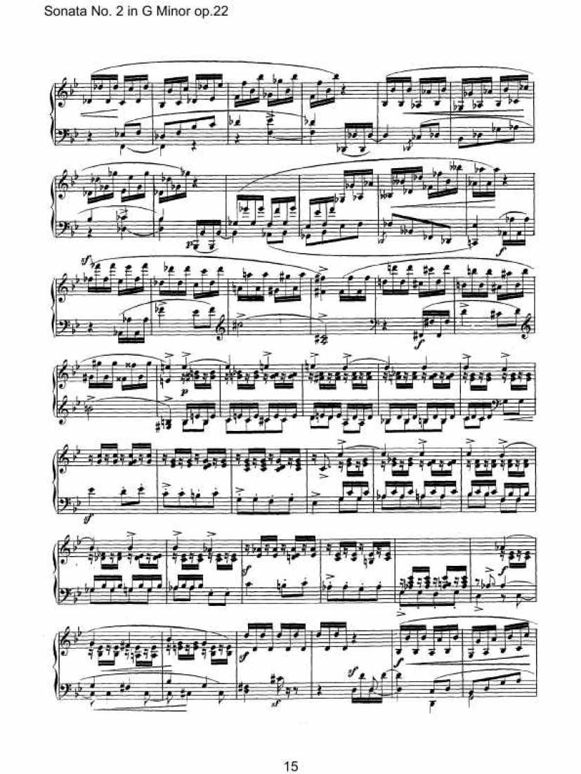 Schumann_op.22_Sonata钢琴谱