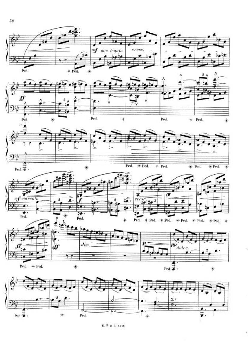 音乐会练习曲 Etudes de concert Op.35钢琴谱