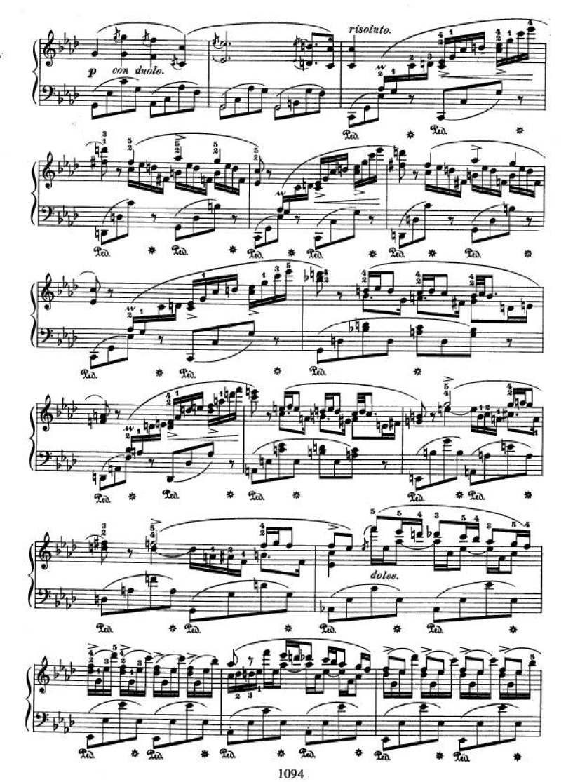 f小调第二钢琴协奏曲 Op.21 Piano Concerto No.2 in f Minor Op.21钢琴谱