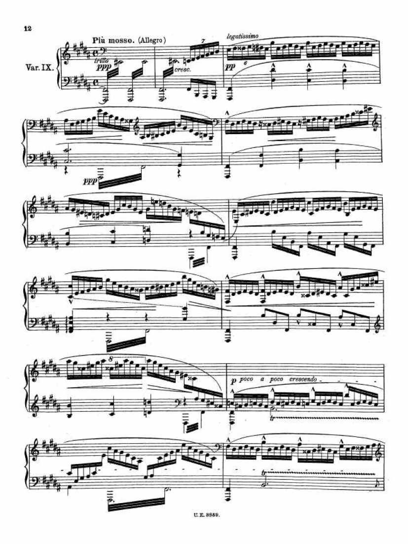 szymanowski 10钢琴谱