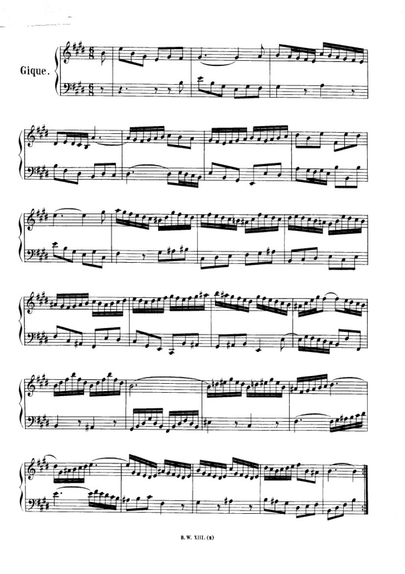 法国组曲 French Suites BWV 812钢琴谱