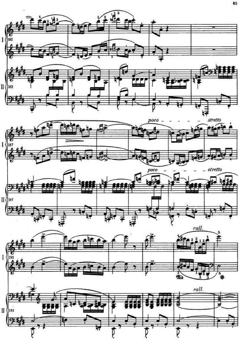 e小调第一钢琴协奏曲 Op.11 Piano Concerto No.1 in e Minor Op.11钢琴谱