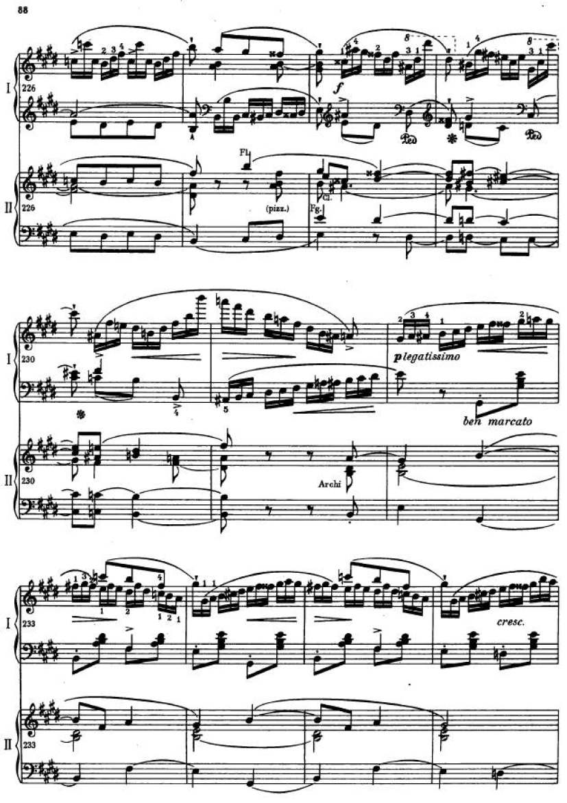 e小调第一钢琴协奏曲 Op.11 Piano Concerto No.1 in e Minor Op.11钢琴谱