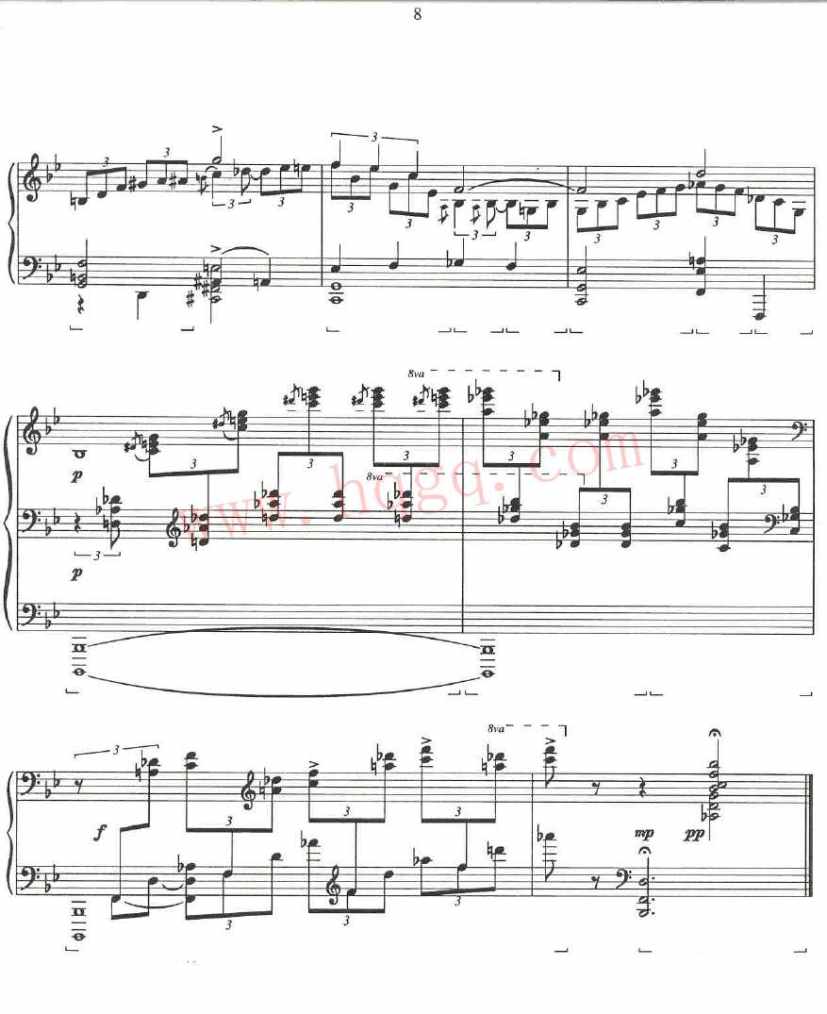 格什温练习曲 Gershwin Etudes钢琴谱