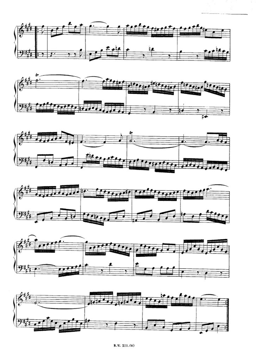 法国组曲 French Suites BWV 812钢琴谱