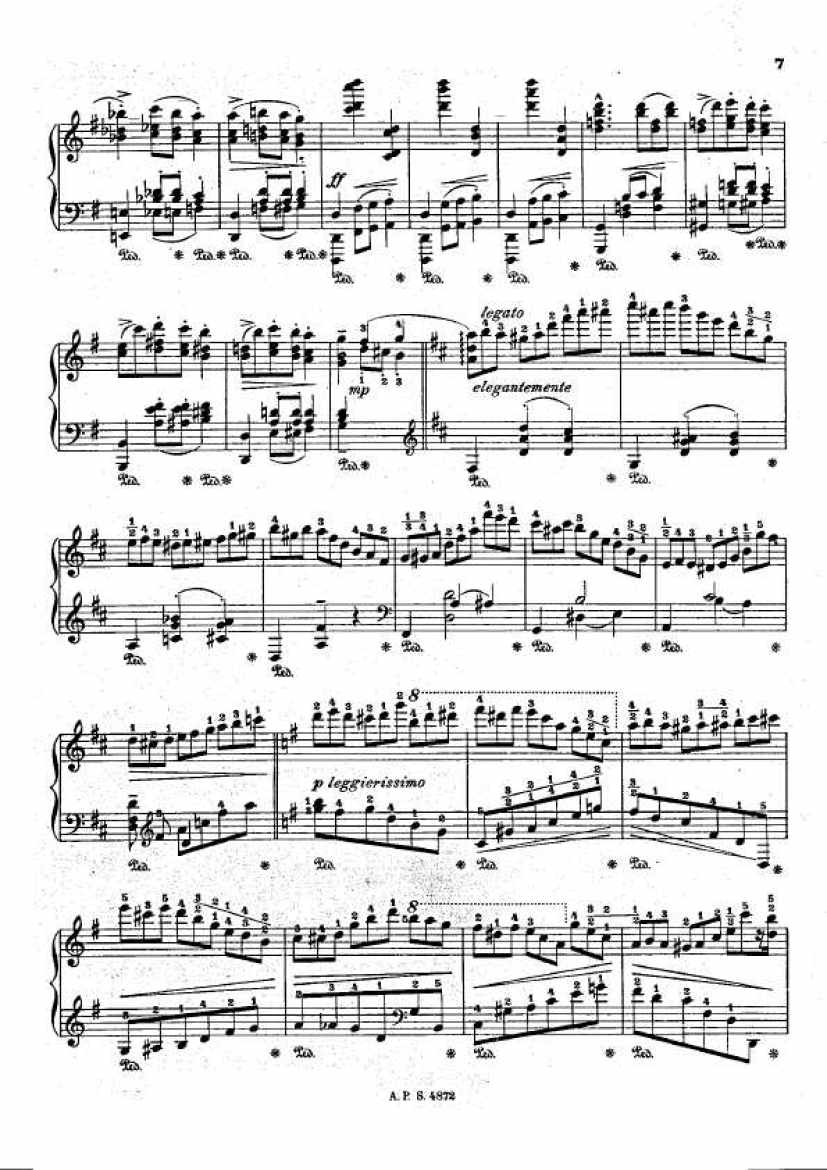 CHOPIN (GODOWSKY)钢琴谱