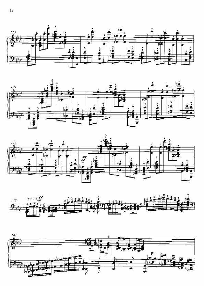 3首华丽练习曲 3 Grandes Etudes Op.76钢琴谱