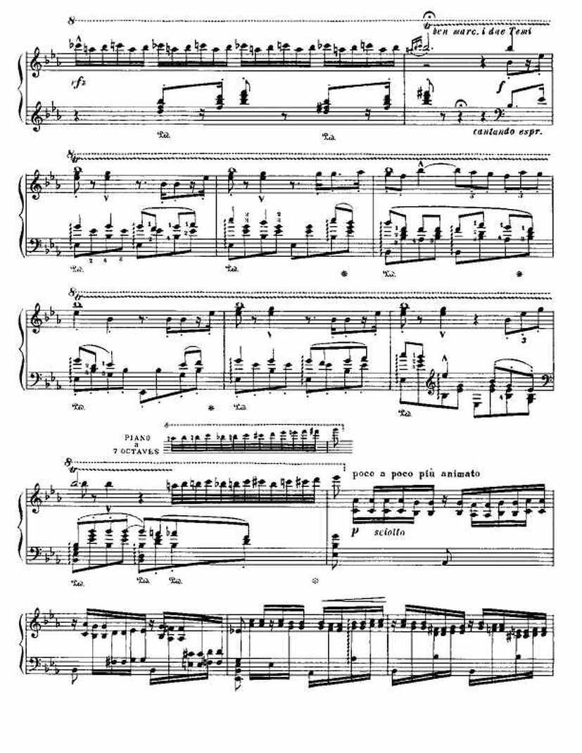 Liszt (Bellini)钢琴谱