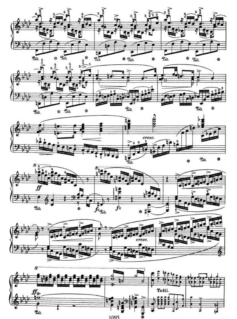 f小调第二钢琴协奏曲 Op.21 Piano Concerto No.2 in f Minor Op.21钢琴谱