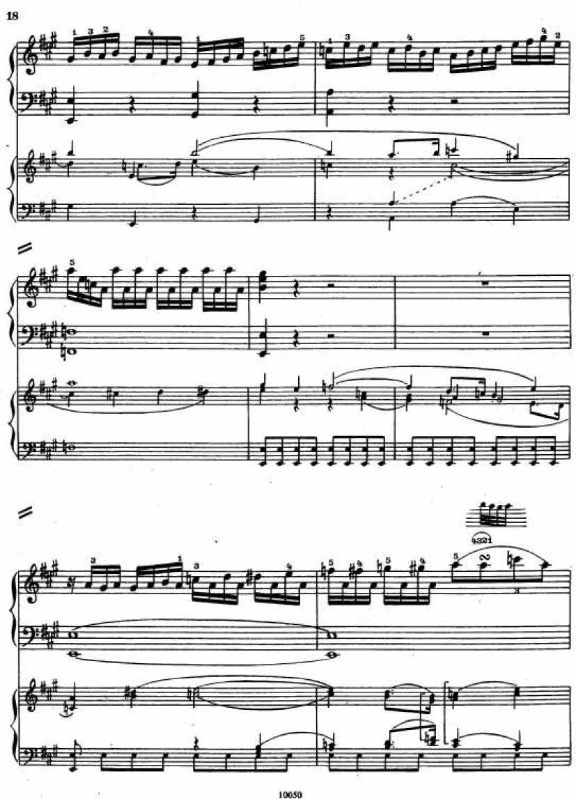 Mozart_Piano Concerto no23_4钢琴谱