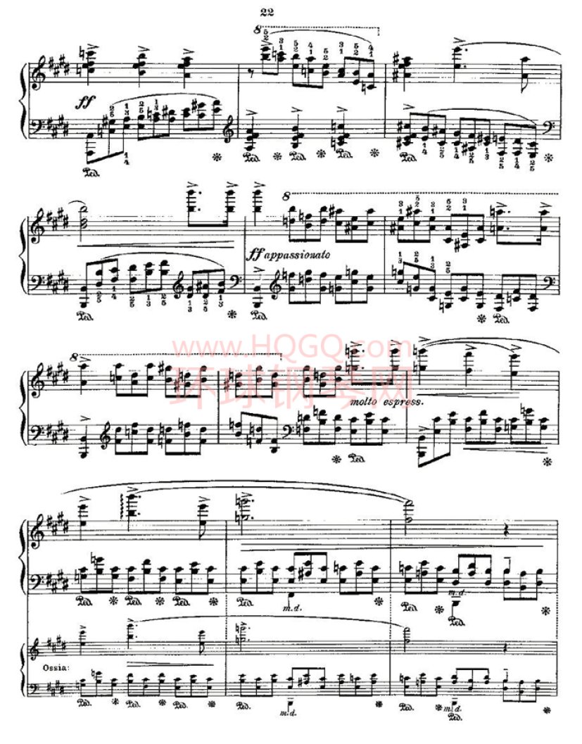 肖邦《练习曲》Fr.Chopin Op.25 No5钢琴谱