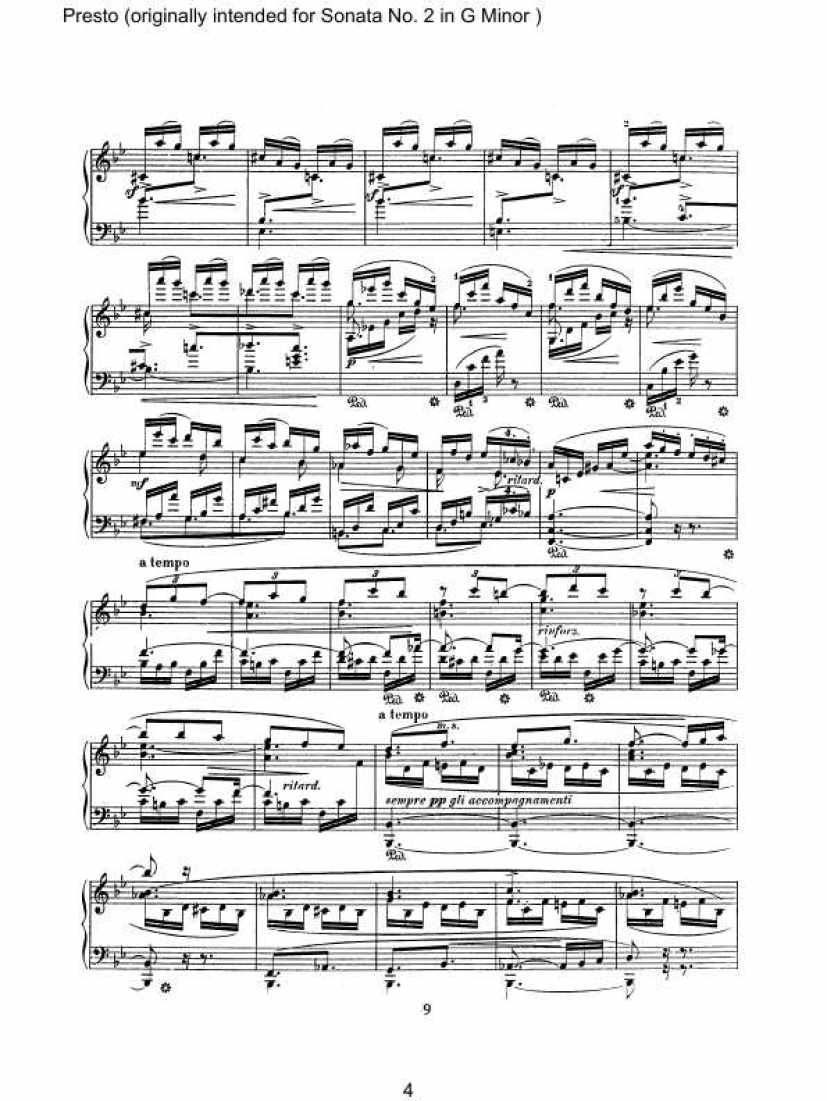 Schumann_op.22a_Sonata钢琴谱