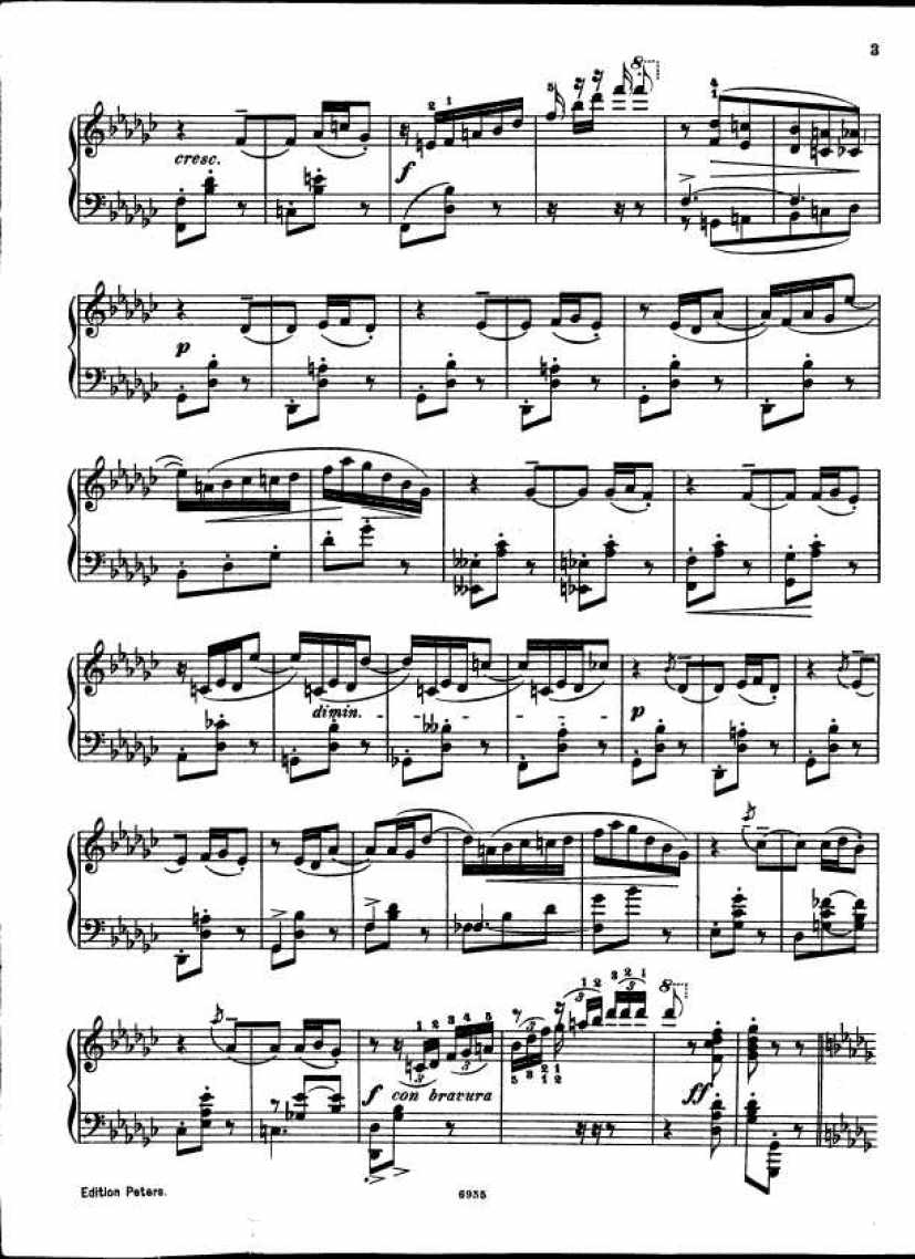 Moszkowski op.40 Scherzo钢琴谱