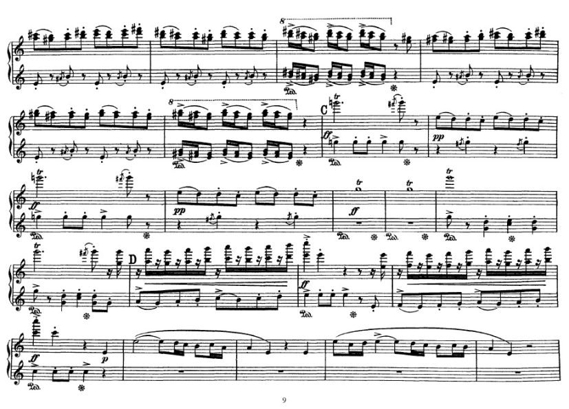 Peer Gynt Suite no.2钢琴谱