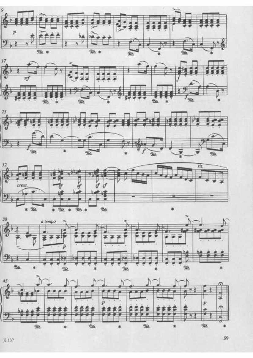 op. 138 No. 1钢琴谱