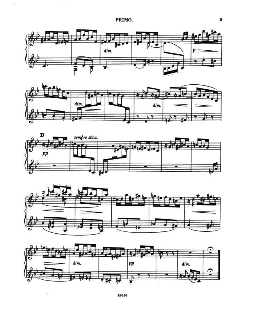 谜的变奏曲 Enigma Variations Op.36 Elgar,4钢琴谱