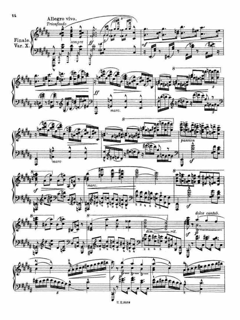 szymanowski 10钢琴谱