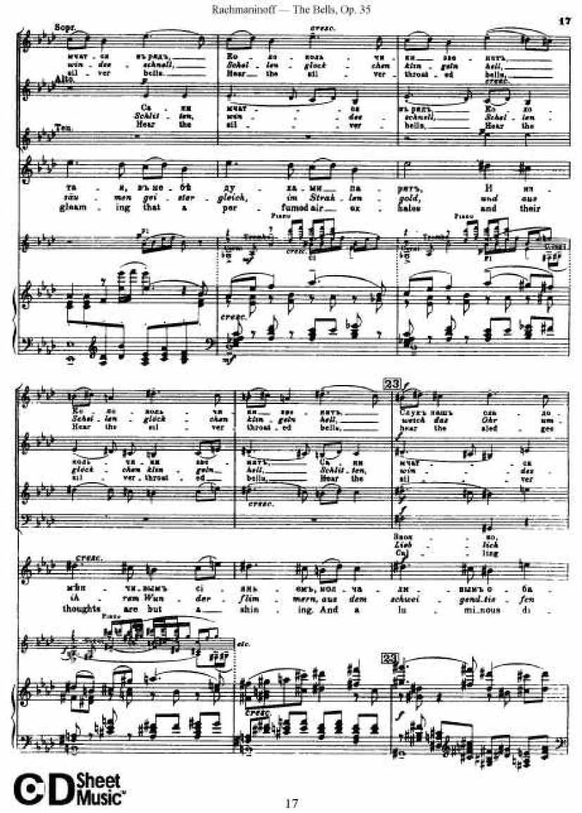 Rachmaninov_op.35_The Bells_vocal钢琴谱