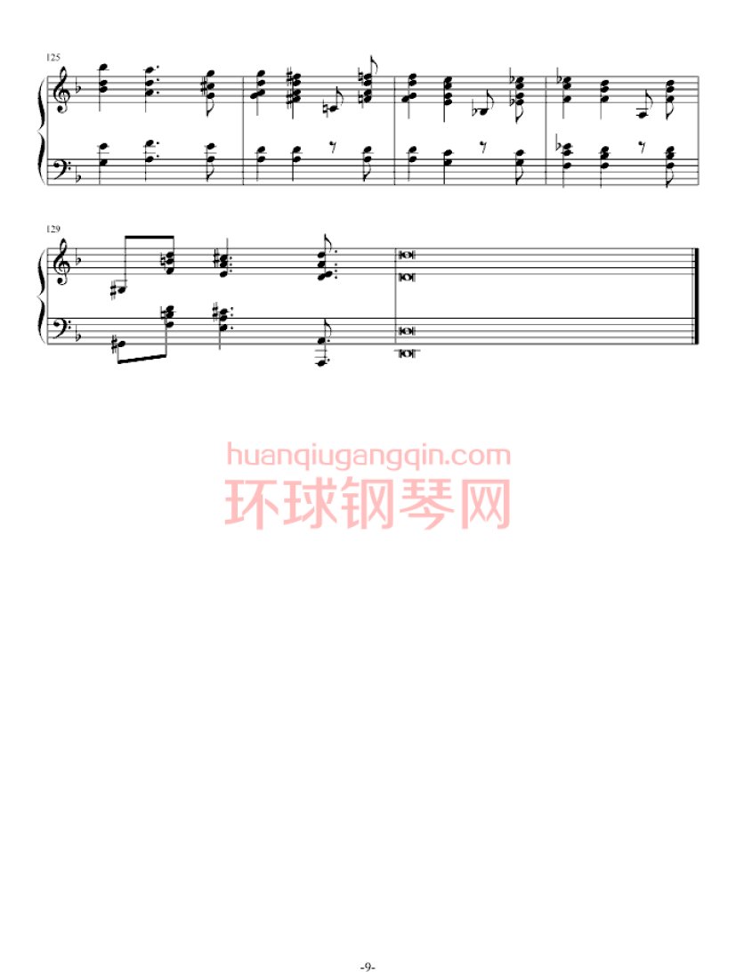 巴赫神作BWV.1004C haconne改编钢琴谱