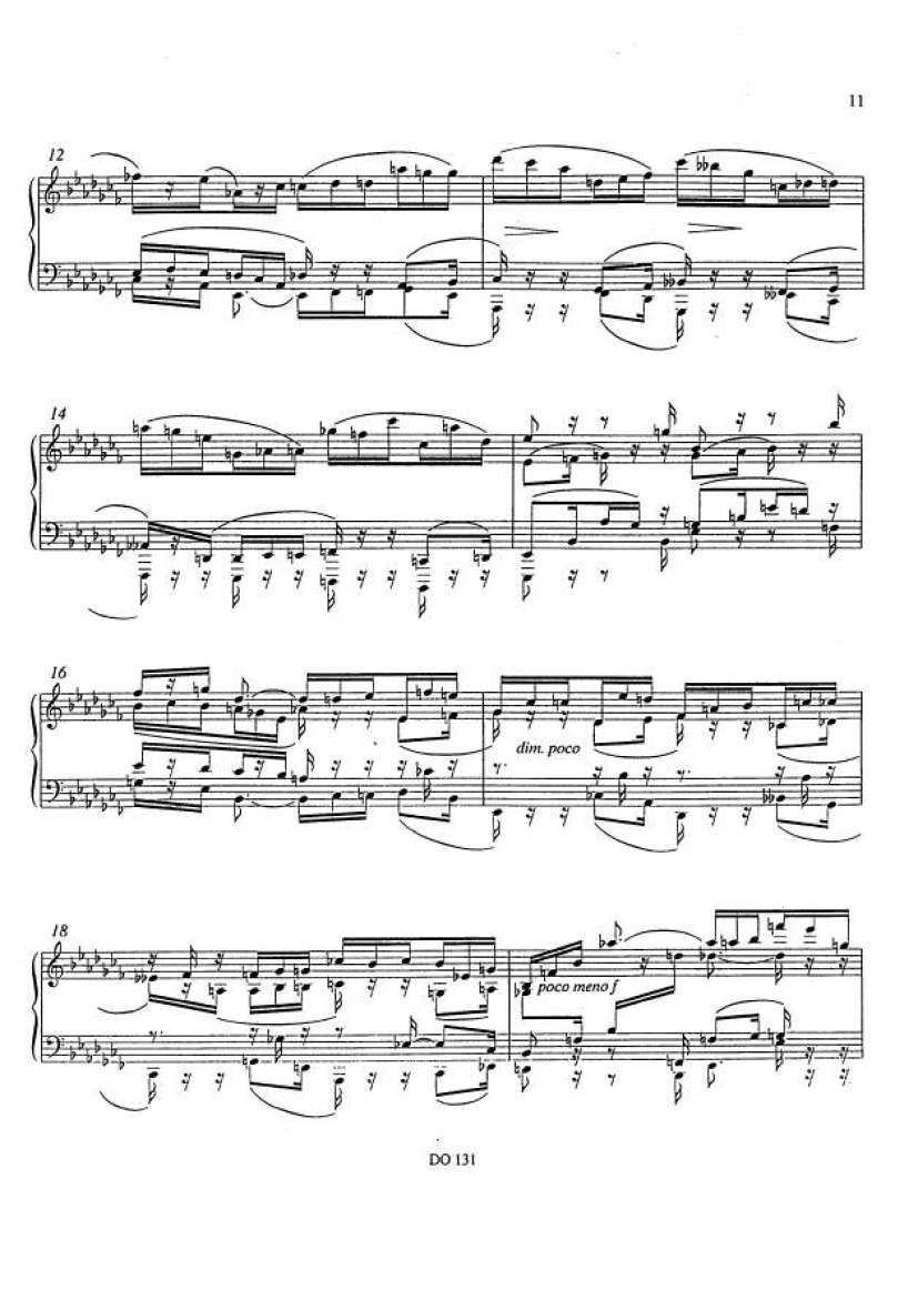 12首小调练习曲 12 Etudes in All The Minor Keys钢琴谱