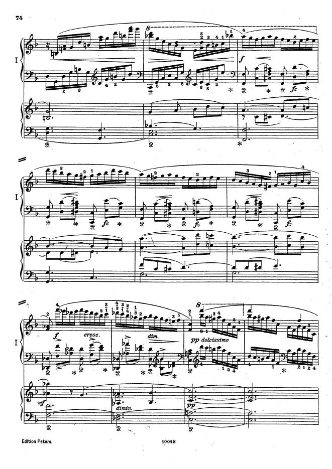 f小调钢琴协奏曲 Piano Concerto in f Minor Op.16钢琴谱