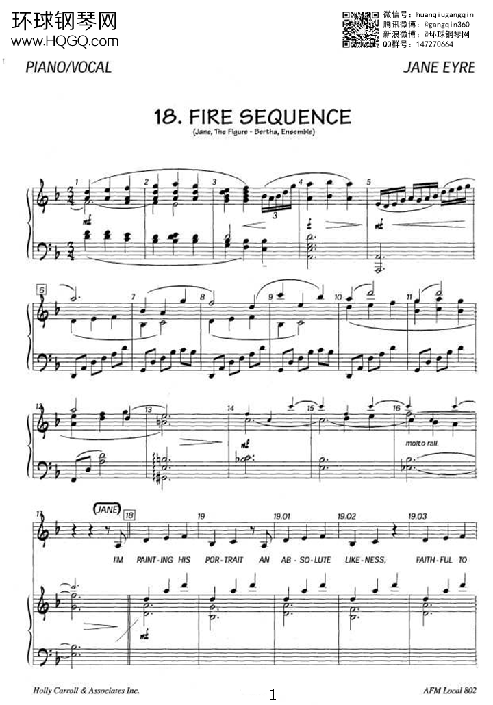 18.FIRE SEQUENCE钢琴谱