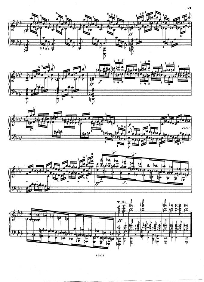 f小调钢琴协奏曲 Piano Concerto in f Minor Op.16钢琴谱