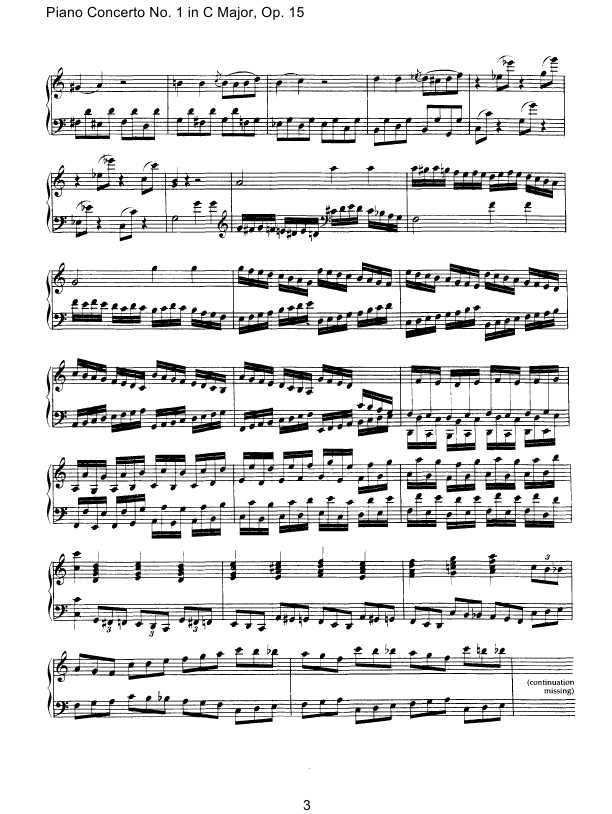 Cadenzas to Beethoven s Piano Concerto No[1].1 Op.15 华彩段钢琴谱