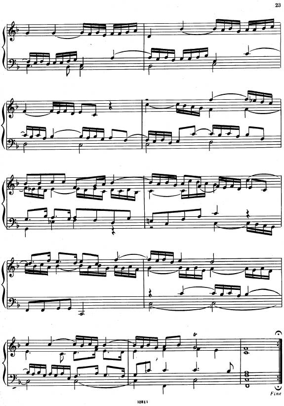 F大调第二组曲 Suite No.2 in F Major HWV 427钢琴谱