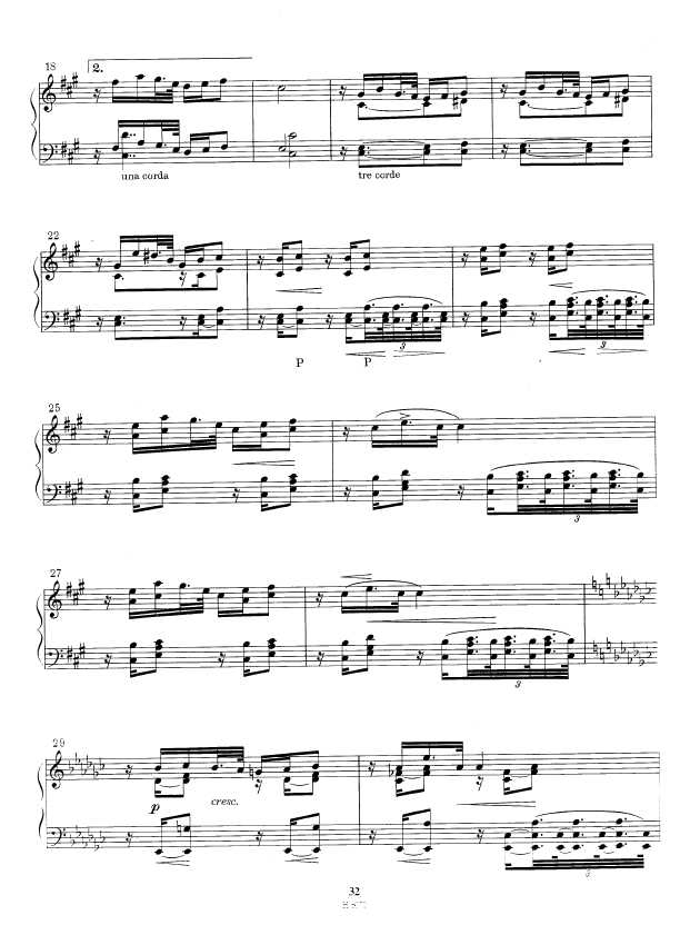 钢琴奏鸣曲1. X. 1905 Piano Sonata 1. X. 1905钢琴谱