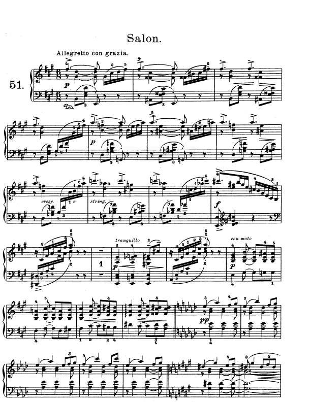 Lyric Pieces, Op.65, No.4钢琴谱